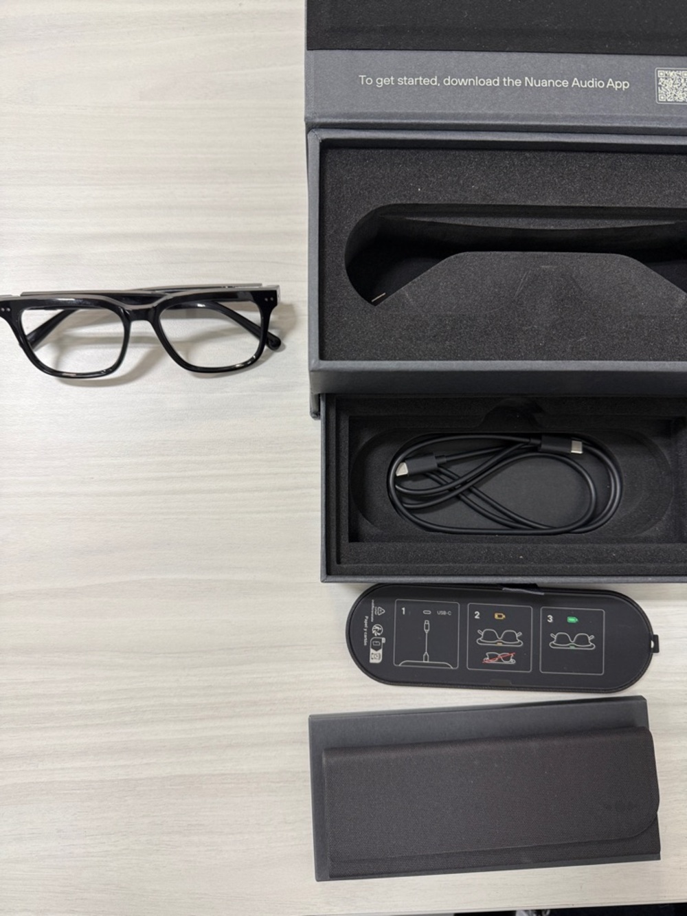 Black Men’s Glasses - Classic Rectangular Frames